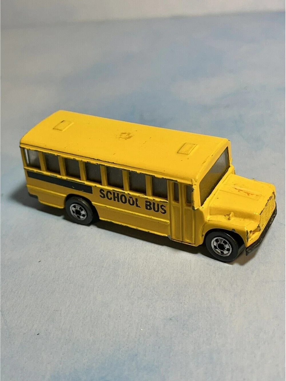 Vintage Hot Wheels Big Yellow School Bus 1988 Malaysia Blackwall Diecasr